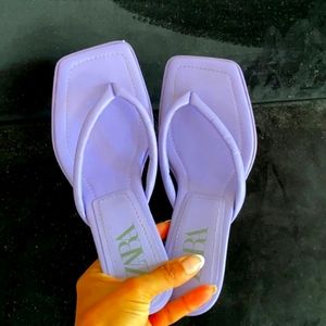COPY - Zara lilac kitten heels